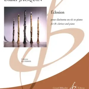 Éclosion pour clarinette et piano Expressversand