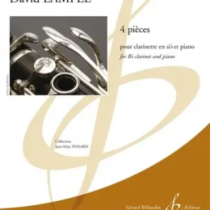 Mega-Angebot 4 Pièces pour clarinette et piano