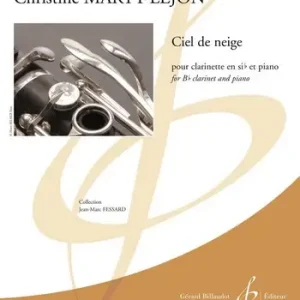 Ciel de neige pour clarinette et piano Knallerangebot