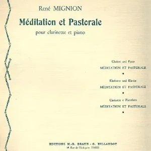 Méditation et Pastorale pour Sofort Bestellen