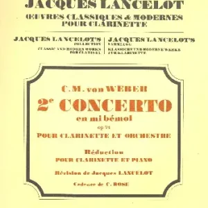 Konzert Es-Dur Nr.2 op.74 für klarinette und Orchester Neu