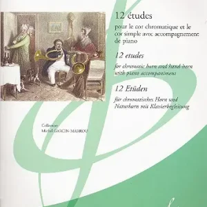 Neue Kollektion 12 études vol.2 pour cor (chromatique ou simple)