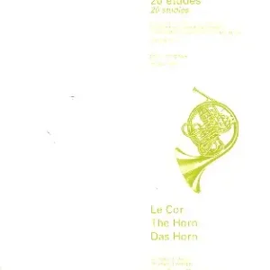 Super-Preis 20 Etudes . pour cor grave