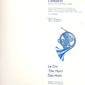 Concerto pour cor et orchestre à cordes Neue Ware