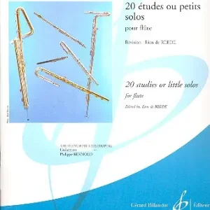 20 études ou petits solos pour flute Neue Ware