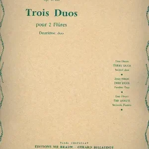 3 Duos vol.2 pour 2 flutes Preisknaller