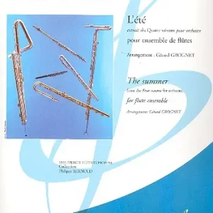 L'Été op.8,1 RV269 pour 7 flutes (ensemble) Direktkauf