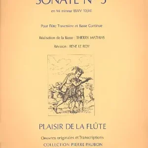 Rabatt Sonate no.5 mi mineur BWV1034