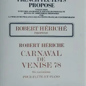 Carnaval de Venise 78 pour flûte et piano Gratis Versand