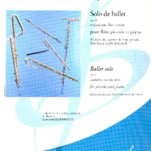 Neue Ware Solo de ballett op.87 pour flute piccolo