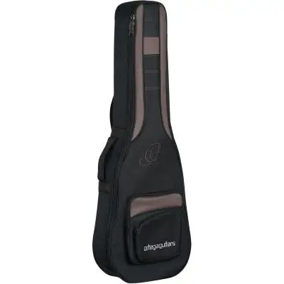 Ortega Pro Series Parlor Resonator Guitar Bag - Black/Brown Zertifiziert