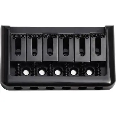 Versand Am Gleichen Tag NEU Göldo HWPRB Hardtail Brücke "Xtra Heavy" schwarz f. 6-String E-Gitarre