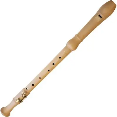 Echt Gebr. Schneider C-Tenor Blockflöte barock, Doppelklappe 40803beD