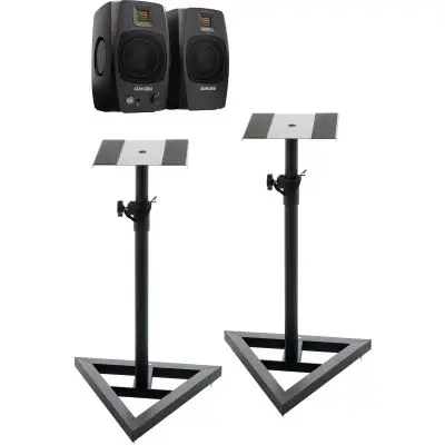 Jetzt Kaufen SET ADAM Audio D3V Schwarz + Studio Monitor Ständer Paar