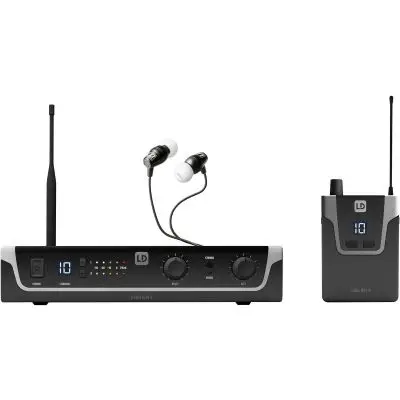 Neu Im Sortiment LD Systems U305 IEM HP In-Ear Monitoring-System mit Kopfhörern 584 - 608 MHz