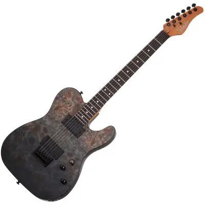 Preiswert Schecter PT Standard Black Fade Burst Burl E-Gitarre