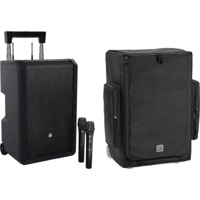 SET LD Systems ANNY 10 HHD 2 B8 Transportables aktives PA System + Schutzhülle Saisonangebot