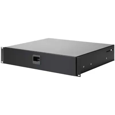 Adam Hall 19" 2HE Rackschublade Stahl Kostenloser Rückversand