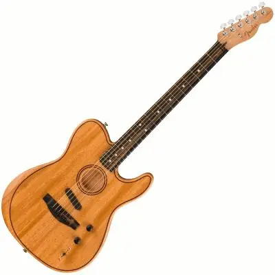 Knallerangebot Fender American Acoustasonic Telecaster Mahogany Ebony Fingerboard Natural