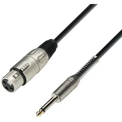 Echt Adam Hall 3 STAR MFP 0300 XLR female / Klinke 6,3mm mono Kabel 3m