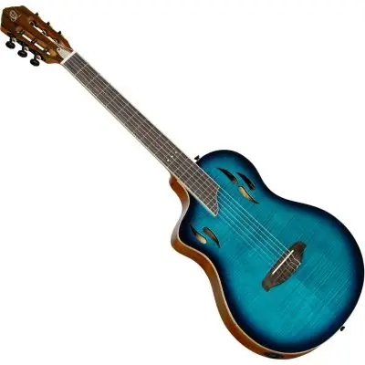 Ortega RTPDLX-FMA-L TourPlayer Deluxe 4/4 Linkshänder Konzertgitarre inkl. Bag Zertifiziert