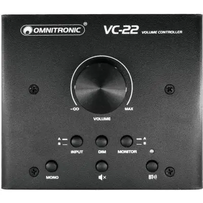 Preiswert OMNITRONIC VC-22 Monitor-Controller aktiv mit Bluetooth