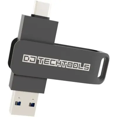 DJ-Tech Tools Chroma Drive USB A + USB C Stick 128GB Gray Kracherpreis