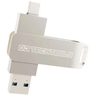 DJ-Tech Tools Chroma Drive USB A + USB C Stick 256GB Chrome Direktkauf
