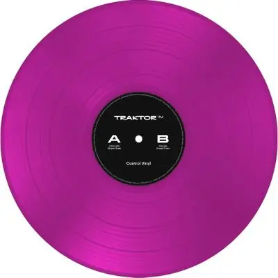 Native Instruments TRAKTOR Control Vinyl MKII 2024 Neon Pink Transparent Neu