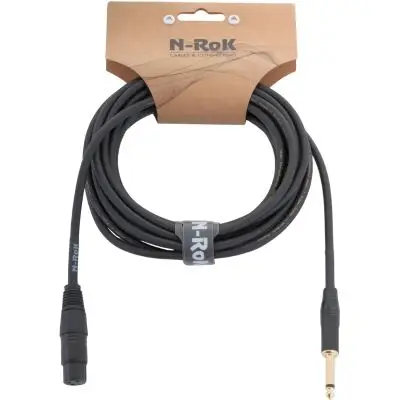 N-RoK Premium Kabel XLR female / Klinke 6,3 mono 6m Billig