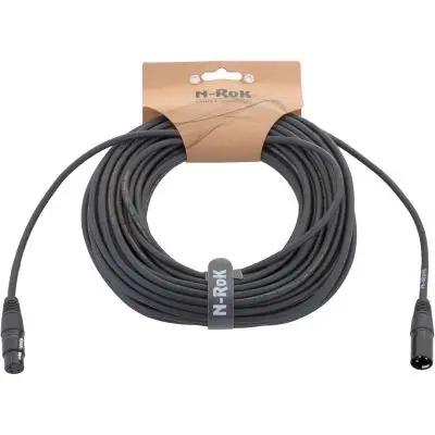 N-RoK Premium Kabel XLR Male / XLR Female 20m Mega-Angebot