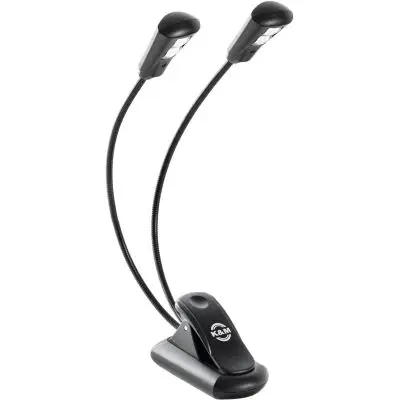 Neue Kollektion K&M 12259 Double2 LED FlexLight rechargeable Notenpultleuchte
