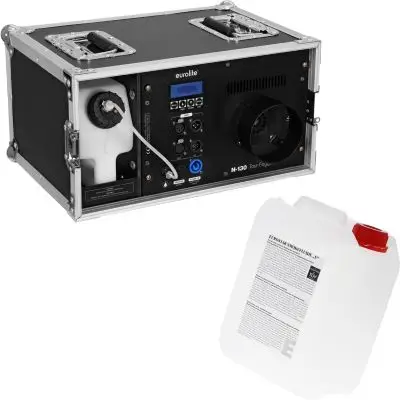 SET EUROLITE N-130 Touring-Nebelmaschine im Case + Fluid Kostenfreie Lieferung