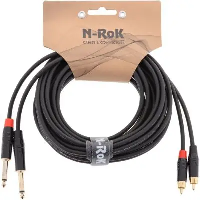 Angebot N-RoK Premium Kabel 6,3mm mono / Cinch 6,3mm 6m