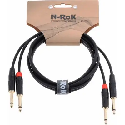 Highlight N-RoK Premium Kabel 6,3mm mono / Klinke 6,3mm mono 1,5m