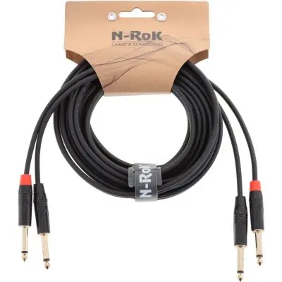 Preisreduziert N-RoK Premium Kabel 6,3mm mono / Klinke 6,3mm mono 6m