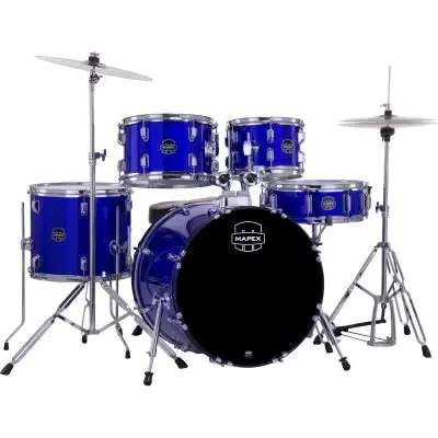 Mapex MXCM5044FTCIB Comet Drum Set Fusion Indigo Blue inkl. Becken Preisreduziert