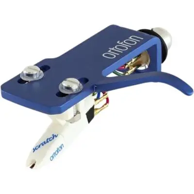 Ortofon OM Scratch White premounted on SH-4 Blue Kostenloser Versand
