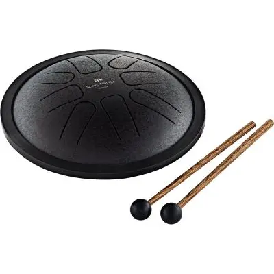 Sofort Bestellen MEINL Sonic Energy Small Steel Tongue Drum F Moll 8 Töne schwarz 7" 18 cm