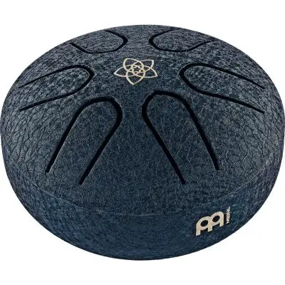 Begrenztes Angebot MEINL Sonic Energy Pocket Steel Tongue Drum A Dur 6 Töne Marineblau Venusblume