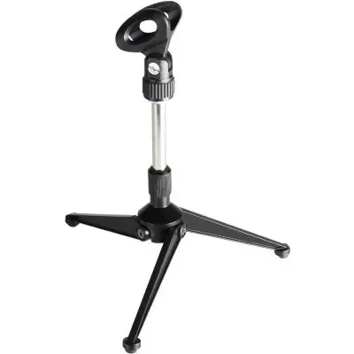 Adam Hall Stands S 8 B Tischmikrofonständer Mit Mikrofonklemme Online Kaufen