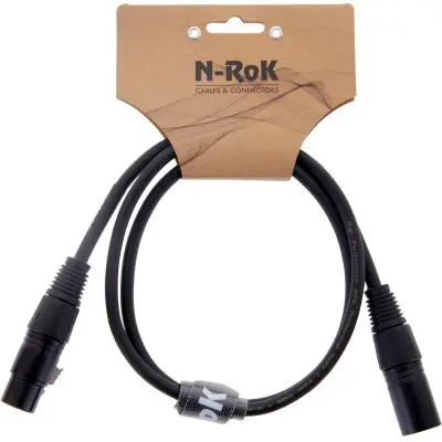 Aktuell N-RoK Premium Kabel XLR Male / XLR Female 1m