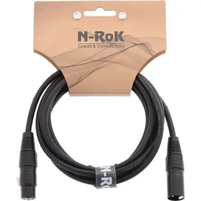 N-RoK Premium Kabel XLR male / XLR Female 2,5m Sonderangebot
