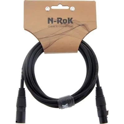 N-RoK Premium Kabel XLR Male / XLR Female 3m Preis Gesenkt