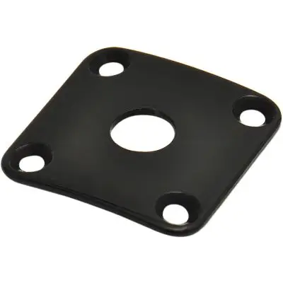 Super-Preis Göldo Buchsenblech gebogen 4-Loch Metall schwarz