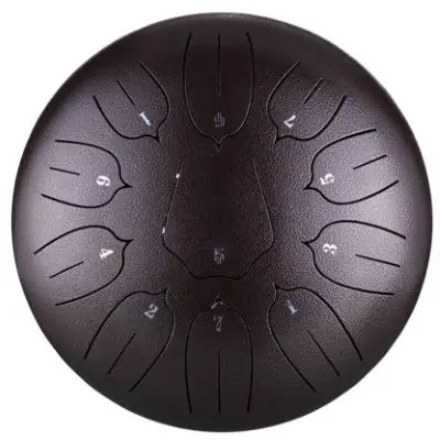 Knallerangebot U-Turn TD12-11-CBK Coal Black C-Dur Tongue Drum inkl. Zubehör