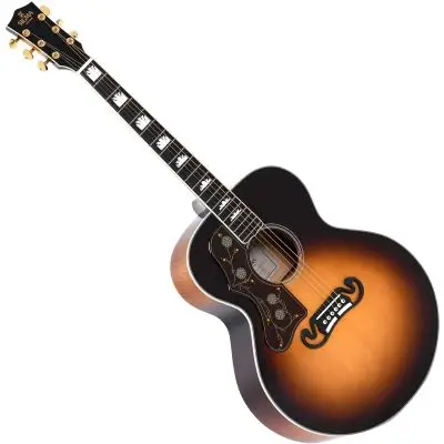 Sigma GJA-SG200L Grand Jumbo Linkshänder Westerngitarre inkl. Gigbag Finale Aktion