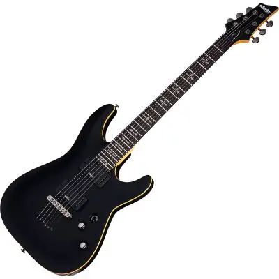 Aktuell Schecter Demon 6 Aged Black Satin E-Gitarre