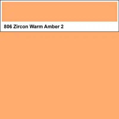 Lee Farbfolie Z806 Zircon Warm Amber 2 25 x 120 cm Günstig
