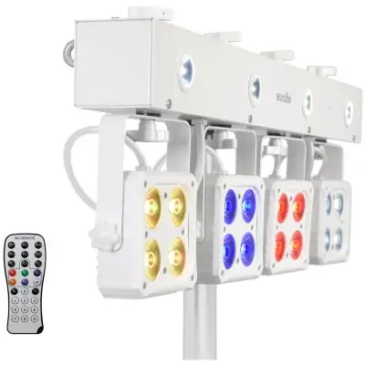 Neuheit EUROLITE LED KLS-180 Kompakt-Lichtset Weiß